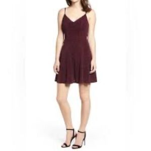 Honey & Rosie Burgundy Sparkly Formal Dress NWT